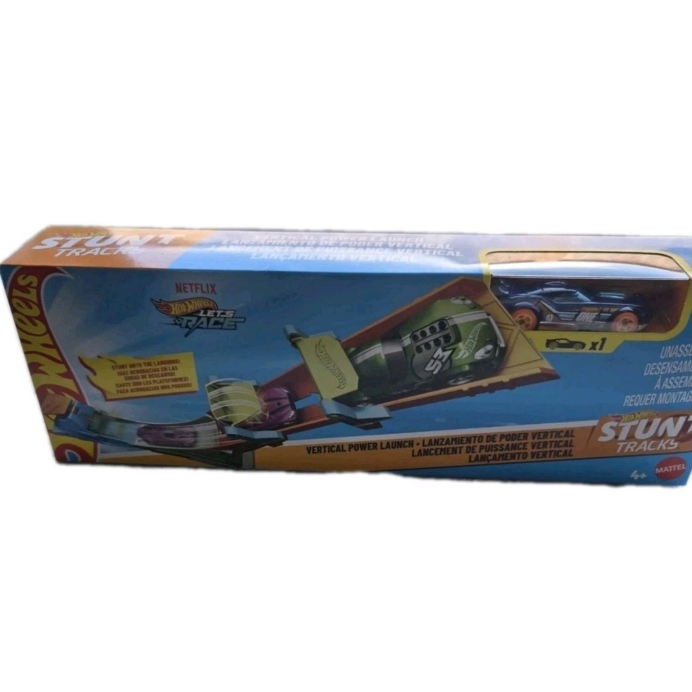 Hot Wheels STUNT TRACKS  VERTICAL POWER LAUNCH